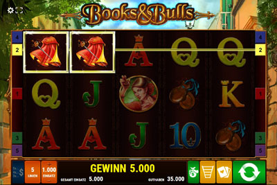 Books & Bulls Gewinnsymbole