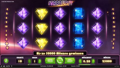 Starburst Automatenspiel