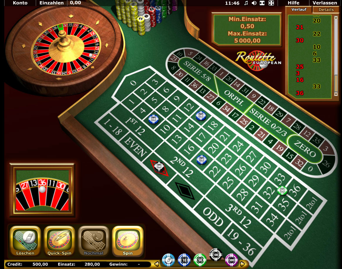 Roulette spielen